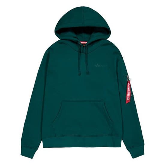 Alpha Industries Air Force Hættetrøje Grøn XL Mand