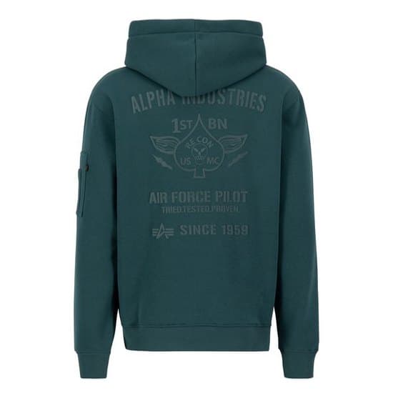 Alpha Industries Air Force Hættetrøje Grøn XL Mand