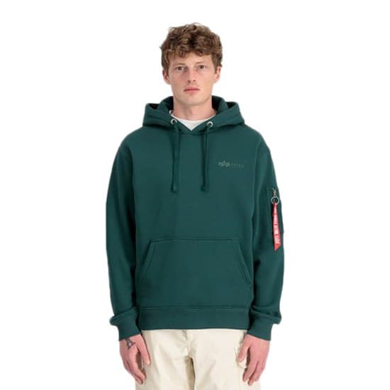 Alpha Industries Air Force Hættetrøje Grøn XL Mand