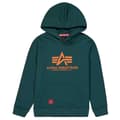 Miniatyrbild 1 av 2: Alpha Industries Basic Tröja Med Huva Grönt 12 Years Pojke