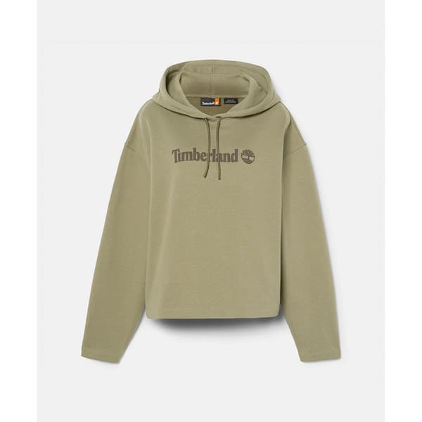 Timberland Brushed Back Huvtröja Grönt S Kvinna