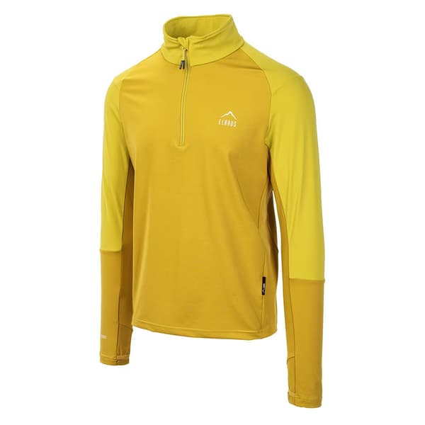 Elbrus Nior Halv Lynlås Sweatshirt Gul 2XL Mand