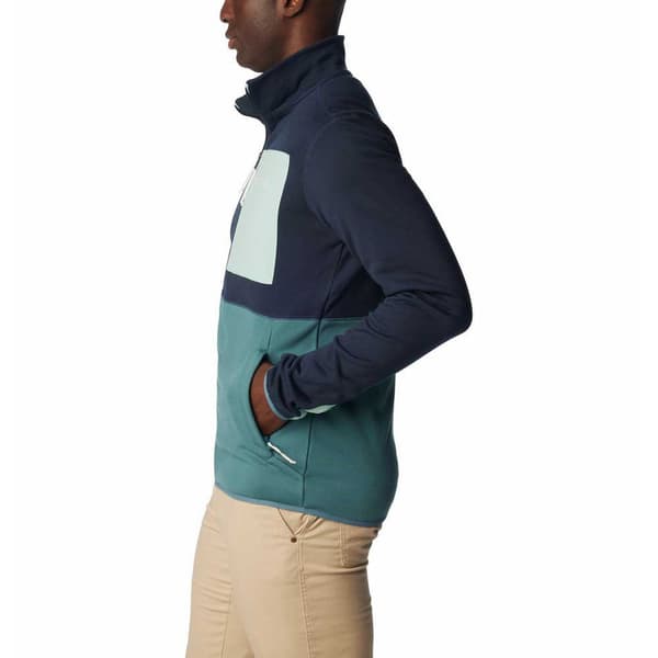 Columbia Hike™ Kokovetoketjullinen Collegepaita Sininen XL Mies