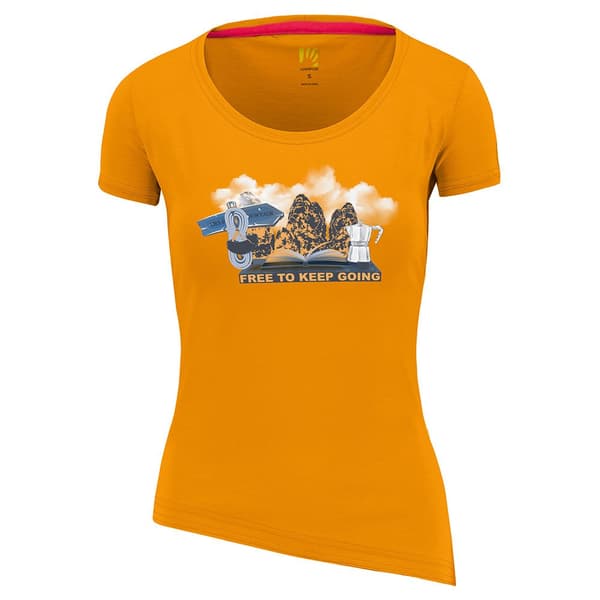 Karpos Anemone Evo T-shirt Med Korte ærmer Gul M Kvinde
