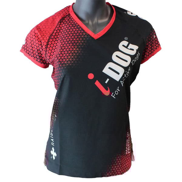 I-dog Ripstretch T-shirt Med Korta ärmar Svart M Kvinna
