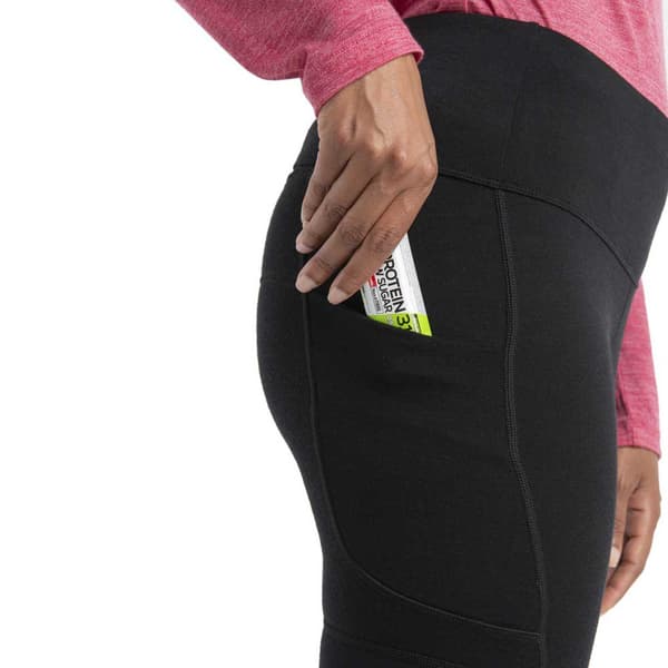 Icebreaker Speed Winter Merino Leggings Sort XL Kvinde