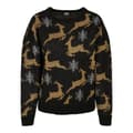 Miniatyrbillede 1 af 8: Urban Classics Oversized Christmaser-big Sweatshirt Sort 5XL Kvinde