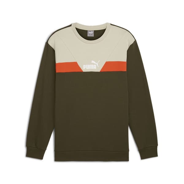 Puma Power Colorblock Tröja Grönt M Man