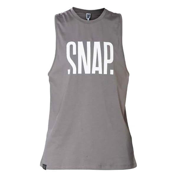 Snap Climbing Loose Logo Hihaton T-paita Harmaa L Nainen