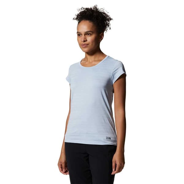 Mountain Hardwear Mighty Stripe™ Lyhythihainen T-paita Sininen L Nainen