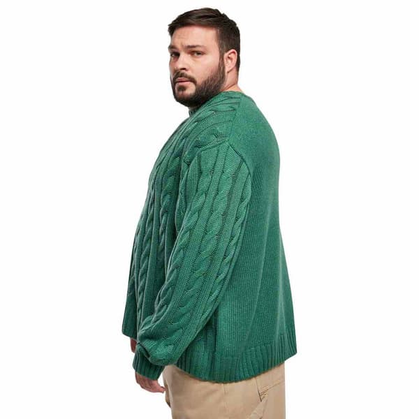 Urban Classics Boxy Sweatshirt Grøn 5XL Mand