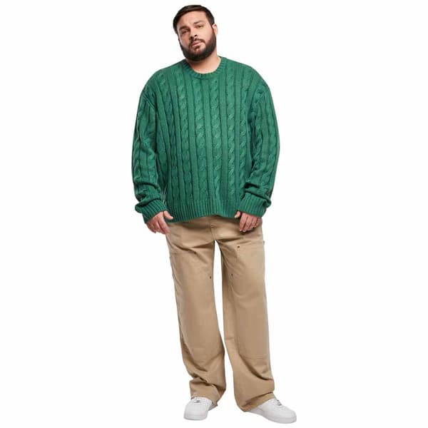 Urban Classics Boxy Sweatshirt Grøn 5XL Mand