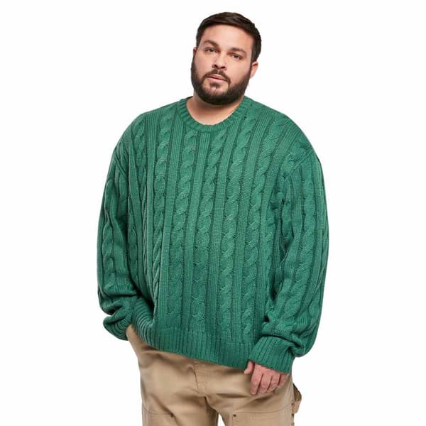 Urban Classics Boxy Sweatshirt Grøn 5XL Mand