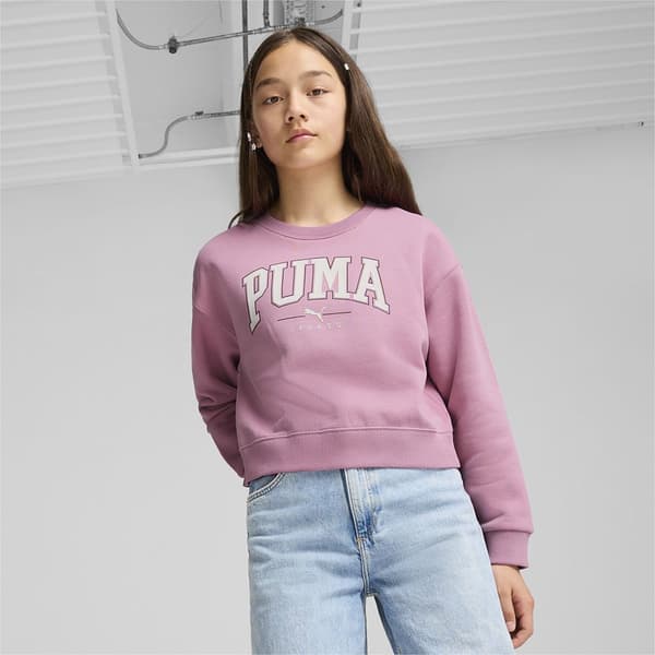 Puma Squad Tröja Rosa 13-14 Years Flicka