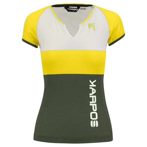 Karpos Moved Evo T-shirt Med Korta ärmar Gul S Kvinna