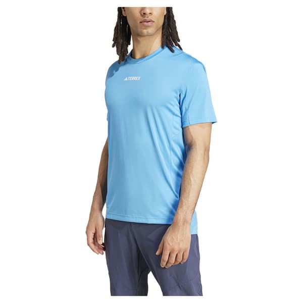 Adidas Mt T-shirt Med Korta ärmar Blå M Man