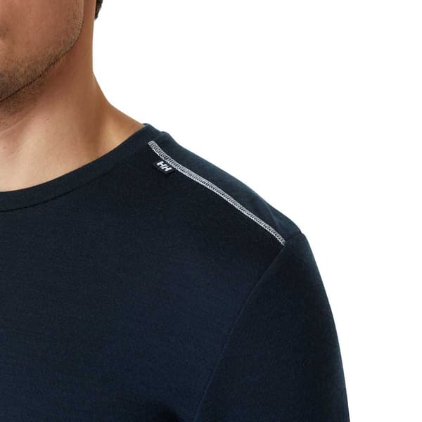 Helly Hansen Lifa Merino Midweight T-shirt Med Lång ärm Blå M Man