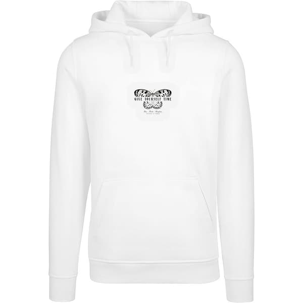 Mister Tee Give Yourself Time Hættetrøje Hvid XL Mand