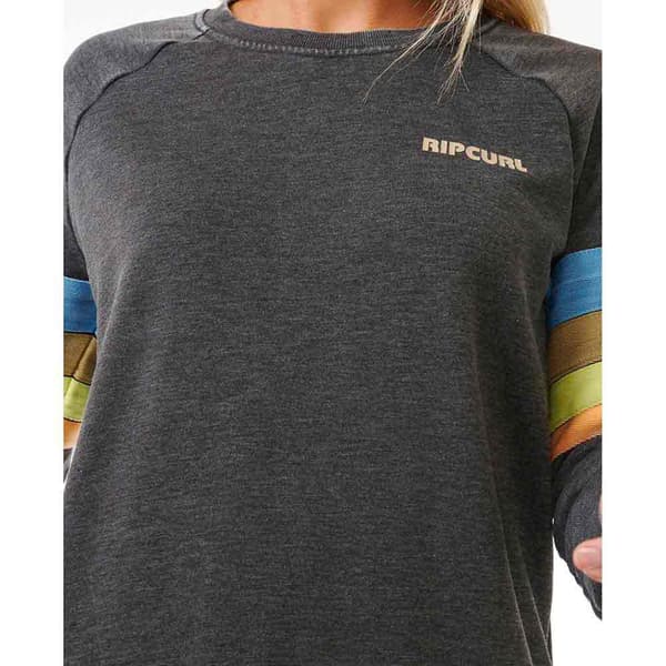 Rip Curl High Tide Surf Raglan Collegepaita Harmaa S Nainen