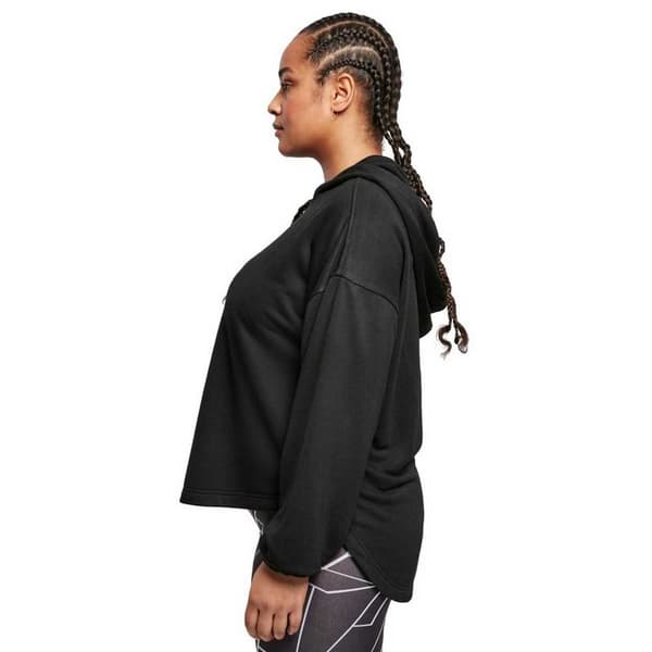 Urban Classics Oversized Shaped Modal Terry Hættetrøje Sort 5XL Kvinde