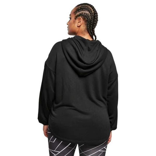 Urban Classics Oversized Shaped Modal Terry Hættetrøje Sort 5XL Kvinde