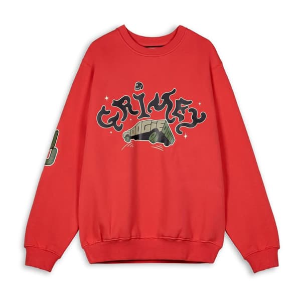 Grimey Causing Panic The Charleston Blvd Vintage Sweatshirt Rød L Mand