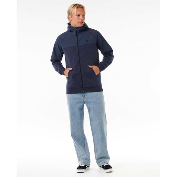 Rip Curl Anti Series Viral Sweatshirt Med Lynlås Blå M Mand