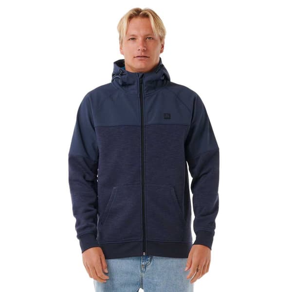 Rip Curl Anti Series Viral Sweatshirt Med Lynlås Blå M Mand