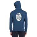 Miniatyrbillede 3 af 3: Original Penguin Organic Hd Wish You Were Here Hættetrøje Blå M Mand