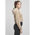 Miniatyrbillede 3 af 7: Urban Classics Cropped Velvet Oversized Big Hættetrøje Beige 3XL Kvinde