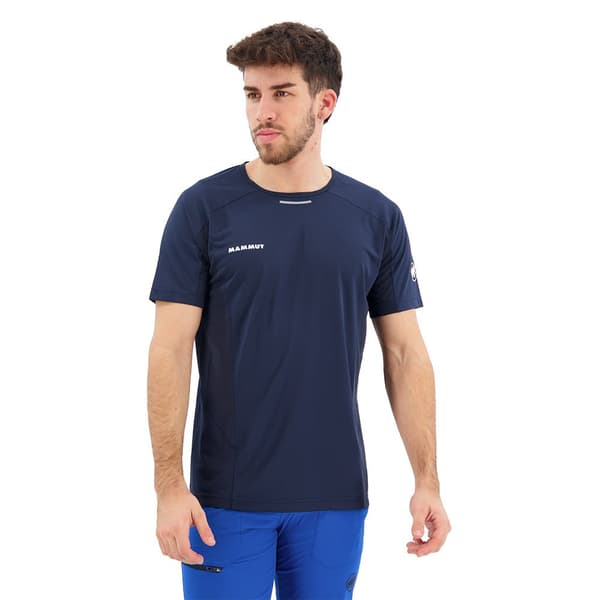 Mammut Aenergy Fl T-shirt Med Korte ærmer Blå S Mand
