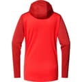 Miniatyrbild 1 av 3: Haglofs Roc Flash Mid Sweatshirt Med Dragkedja Röd S Kvinna