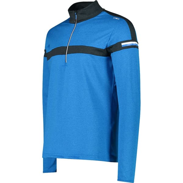 Cmp 33l1107 T-shirt Med Lange ærmer Blå L Mand
