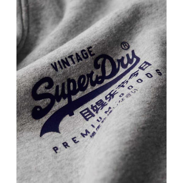 Superdry Classic Vl Graphic Huvtröja Grå L Man