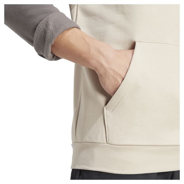 Adidas Mt L Logo Hættetrøje Beige S Mand