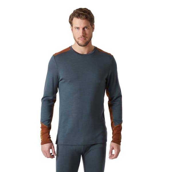 Helly Hansen Lifa Merino Midweight T-shirt Med Lange ærmer Grå M Mand