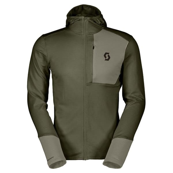 Scott Defined Light Sweatshirt Med Dragkedja Grönt S Man