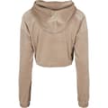 Miniatyrbillede 6 af 7: Urban Classics Cropped Velvet Oversized Big Hættetrøje Beige 2XL Kvinde