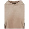 Miniatyrbillede 7 af 7: Urban Classics Cropped Velvet Oversized Big Hættetrøje Beige 2XL Kvinde