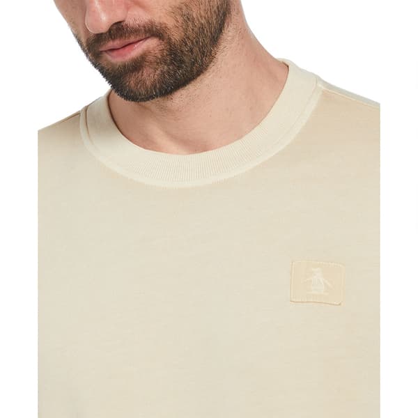 Original Penguin Garment Dyed Loop Back Terry Tröja Beige M Man
