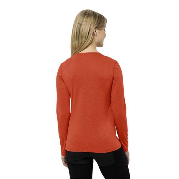 Jack Wolfskin Sky Thermal T-shirt Med Lange ærmer Orange S Kvinde