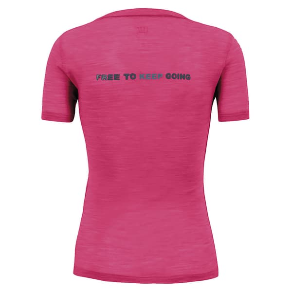 Karpos Coppolo Merino T-shirt Med Korta ärmar Rosa XS Kvinna