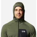 Miniatyrbillede 2 af 3: Mountain Hardwear Polartec® Power Grid™ Sweatshirt Med Lynlås Grøn S Mand