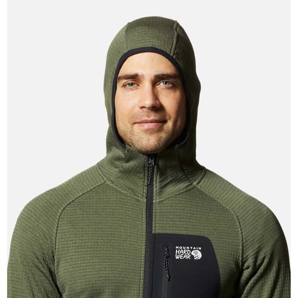 Mountain Hardwear Polartec® Power Grid™ Sweatshirt Med Lynlås Grøn S Mand