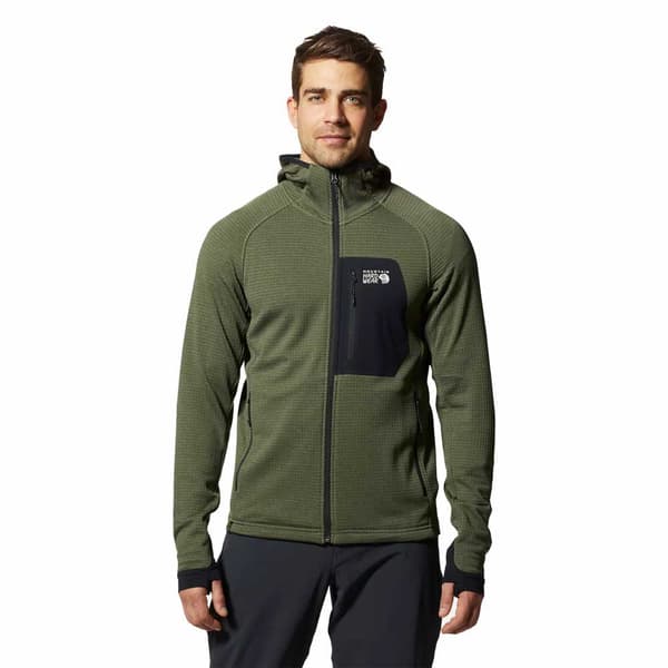 Mountain Hardwear Polartec® Power Grid™ Sweatshirt Med Lynlås Grøn S Mand
