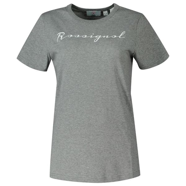 Rossignol Logo Rossi Lyhythihainen T-paita Harmaa L Nainen