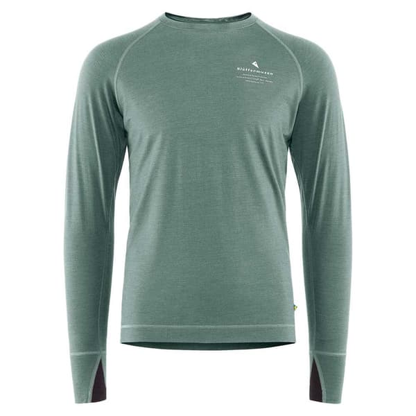 KlÄttermusen Fafne Crew T-shirt Med Lång ärm Grönt L Man