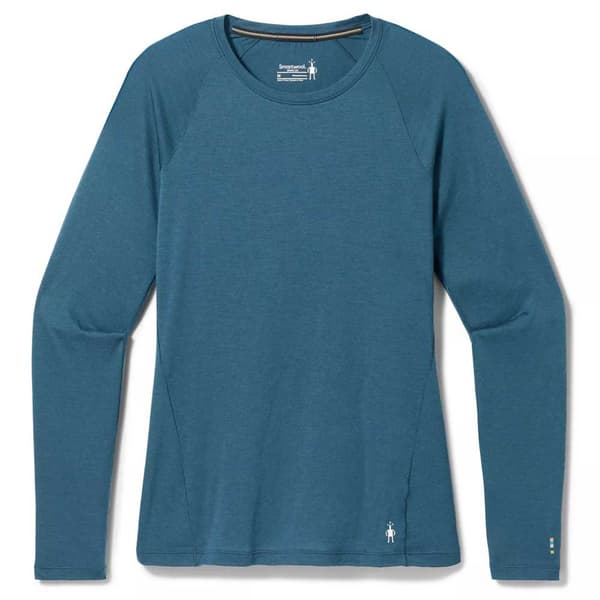Smartwool Classic All-season Merino T-shirt Med Lång ärm Blå XS Kvinna