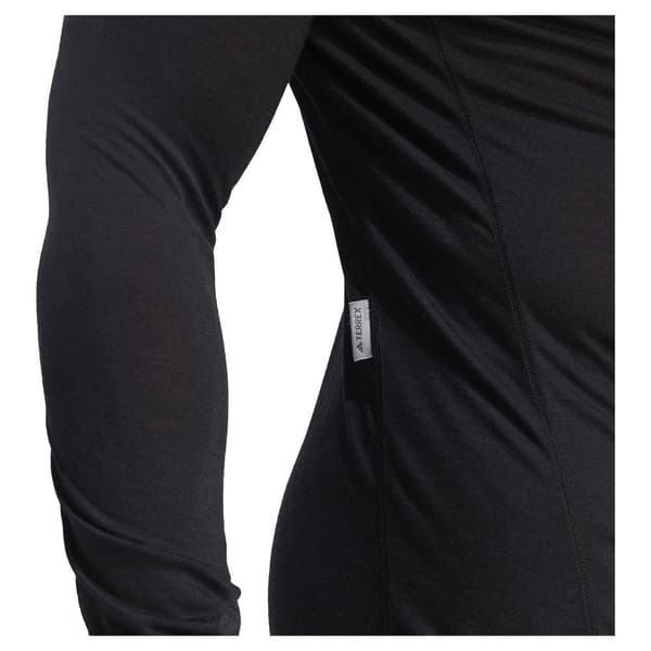 Adidas Xperior Merino 150 Baselayer T-shirt Med Lång ärm Svart S Man