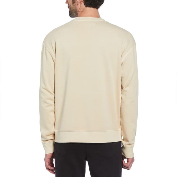 Original Penguin Garment Dyed Loop Back Terry Sweatshirt Beige L Mand